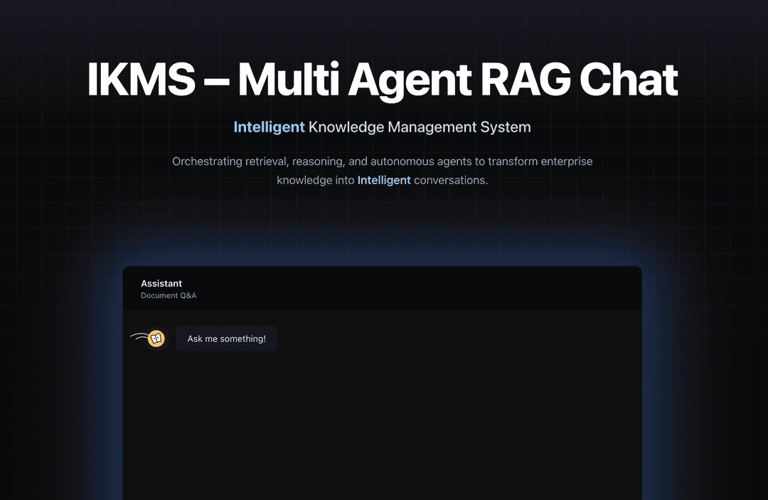 IKMS – Multi Agent RAG Chat